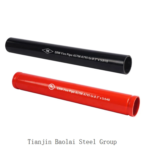 ASTM A795 ERW Fire Fighting Pipes,Fire Protection Tube,UL & FM